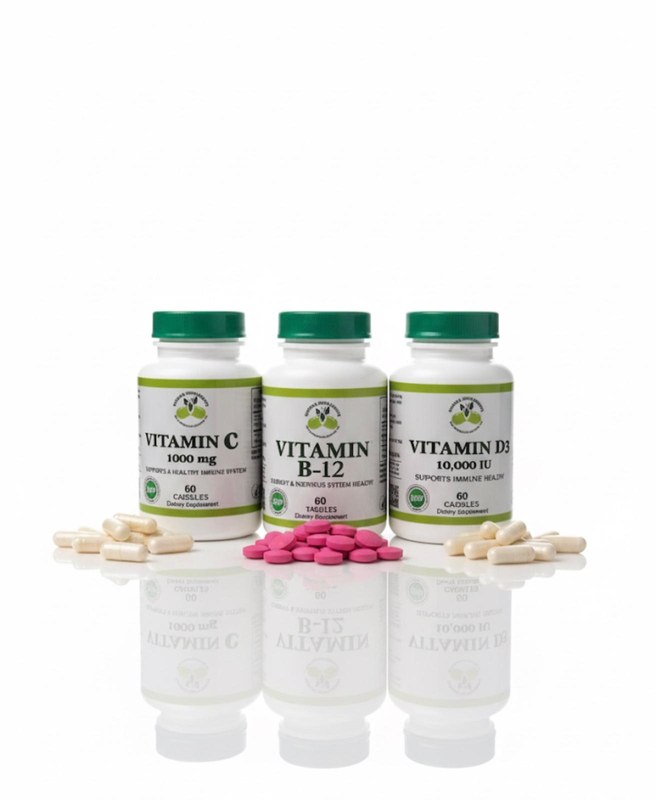 Bundle Vitamin C + D3 + B12 — Natural Supplements & Alternative Medicine