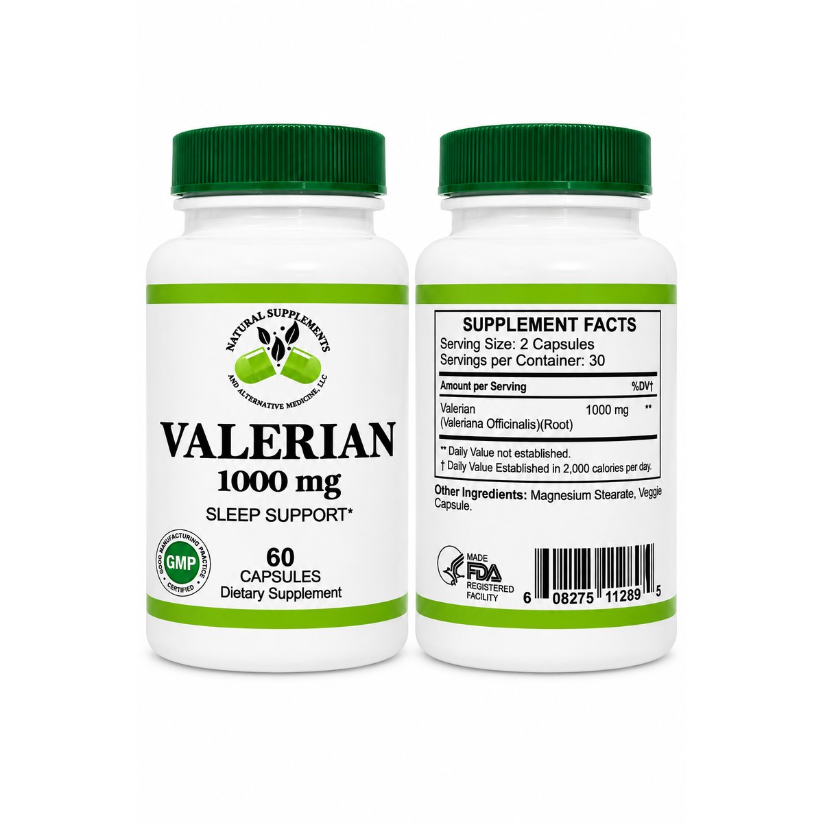 Valerian 1000 mg — Natural Supplements & Alternative Medicine
